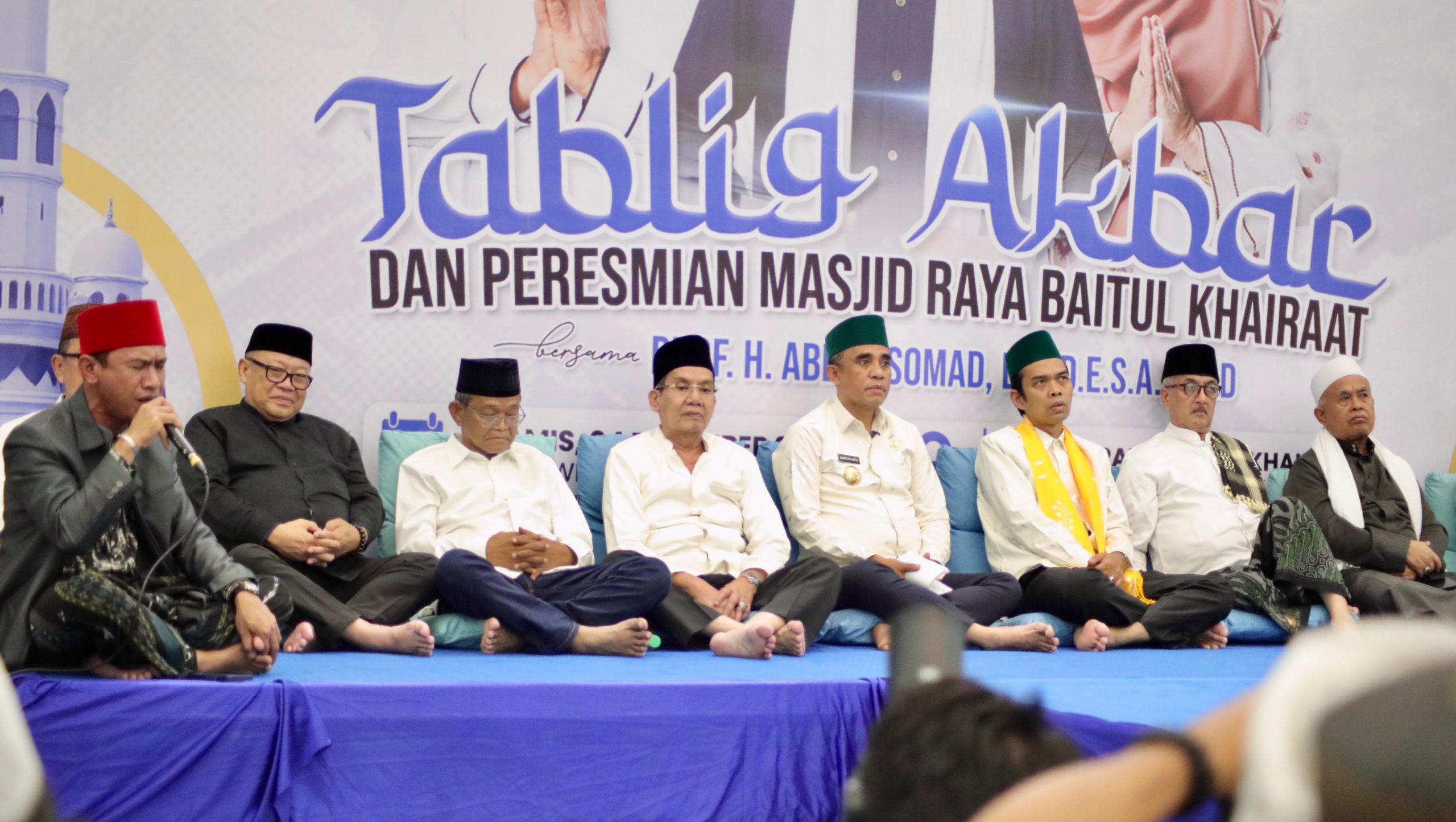 Ketua DPRD Sulteng Hadiri Peresmian Masjid Raya Baitul Khairaat, Dukung Penguatan Keagamaan