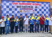 Henri Kusuma Muhidin Hadiri Pembukaan Open Tournament Gateball Hari Bakti PU ke-80