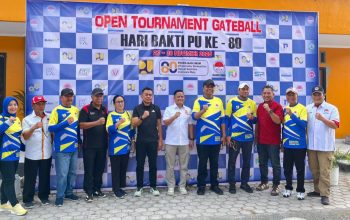 Henri Kusuma Muhidin Hadiri Pembukaan Open Tournament Gateball Hari Bakti PU ke-80