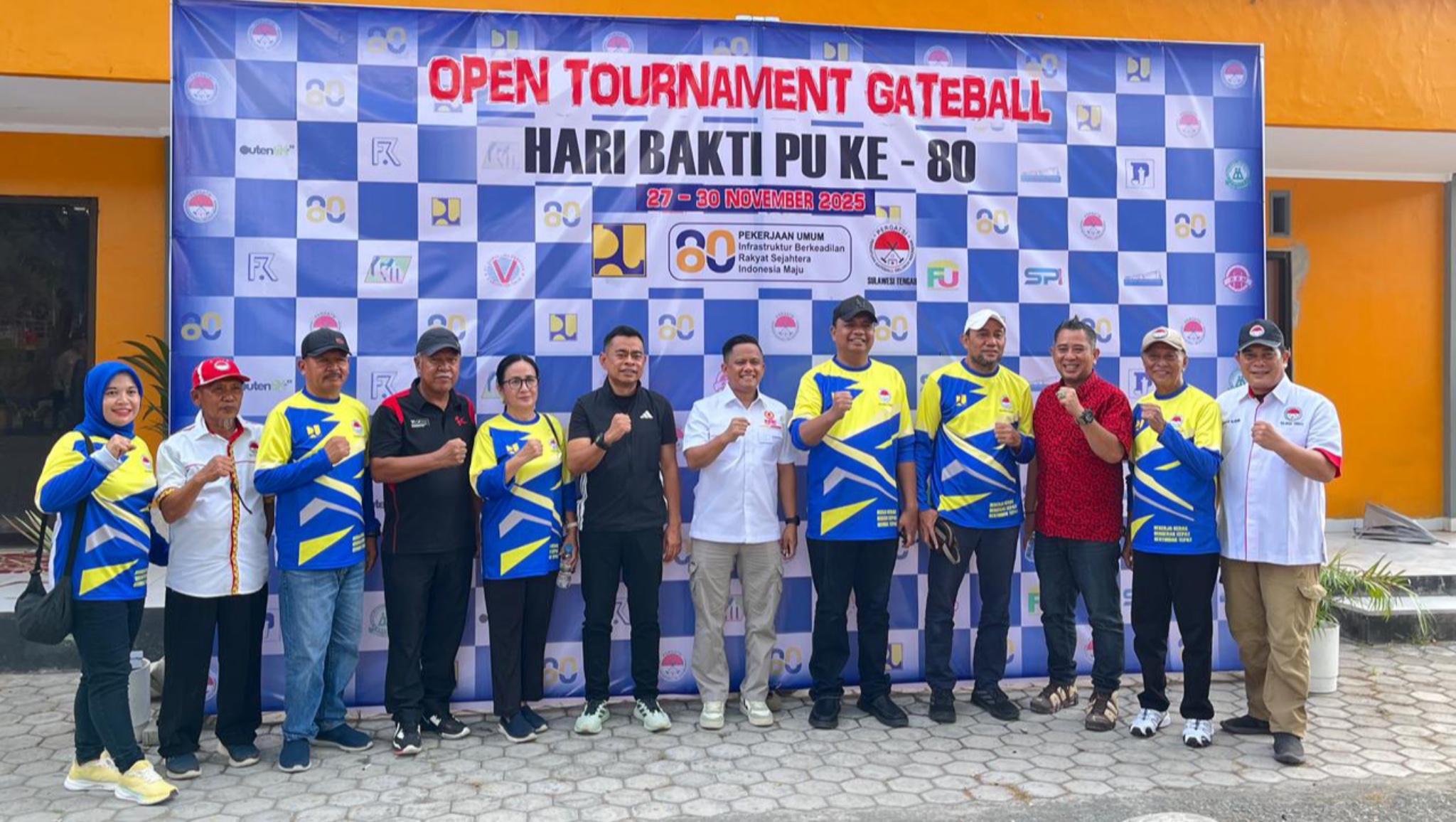 Henri Kusuma Muhidin Hadiri Pembukaan Open Tournament Gateball Hari Bakti PU ke-80