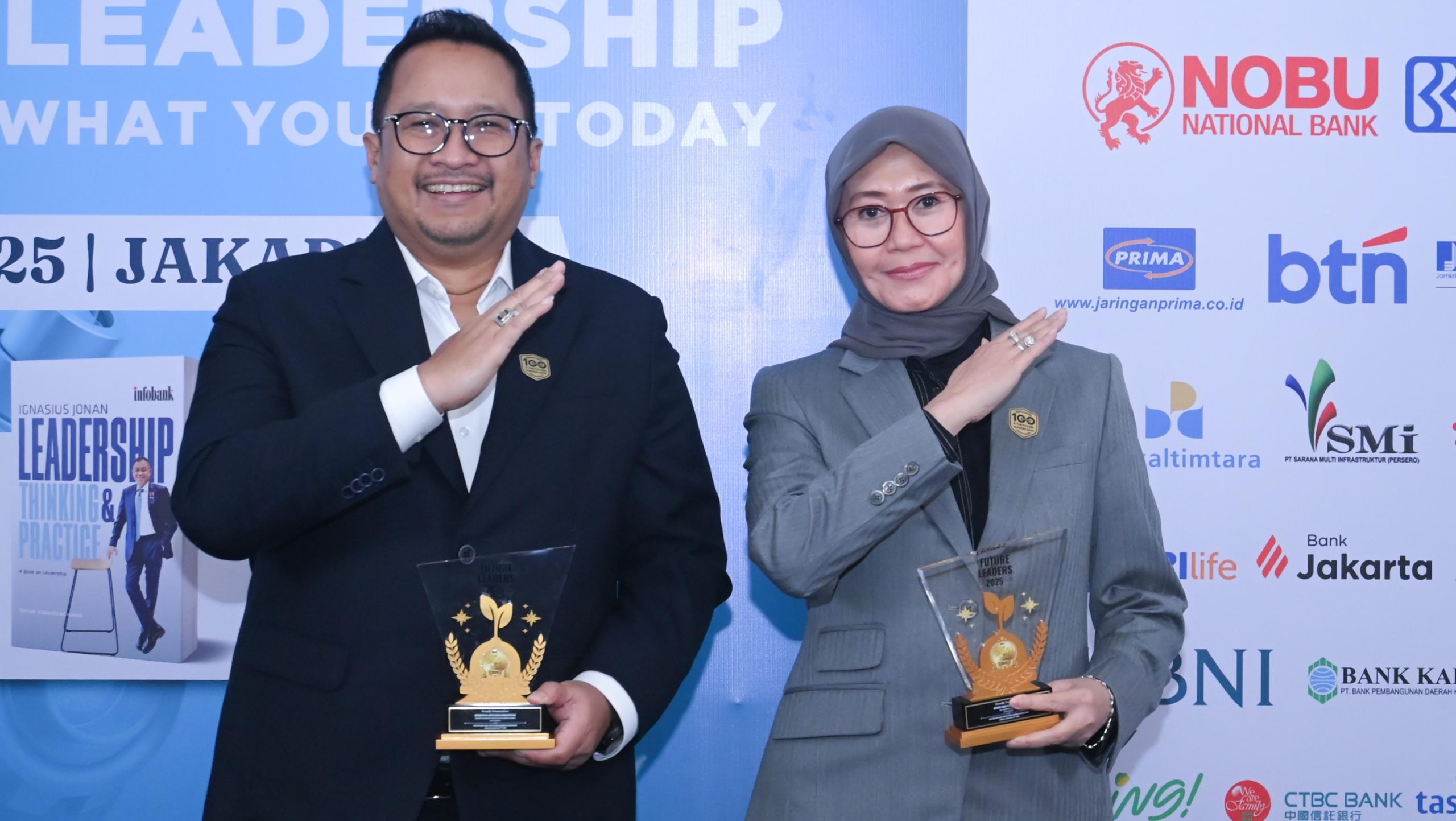 Dewi Aryani Suzana dan Harwan Muldidarmawan Dinobatkan sebagai The Next Future Leader 2025