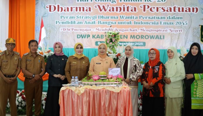HUT ke-26 DWP Morowali, Sekda Yusman Mahbub Sebut Perempuan Punya Peran Strategis Wujudkan Indonesia Emas