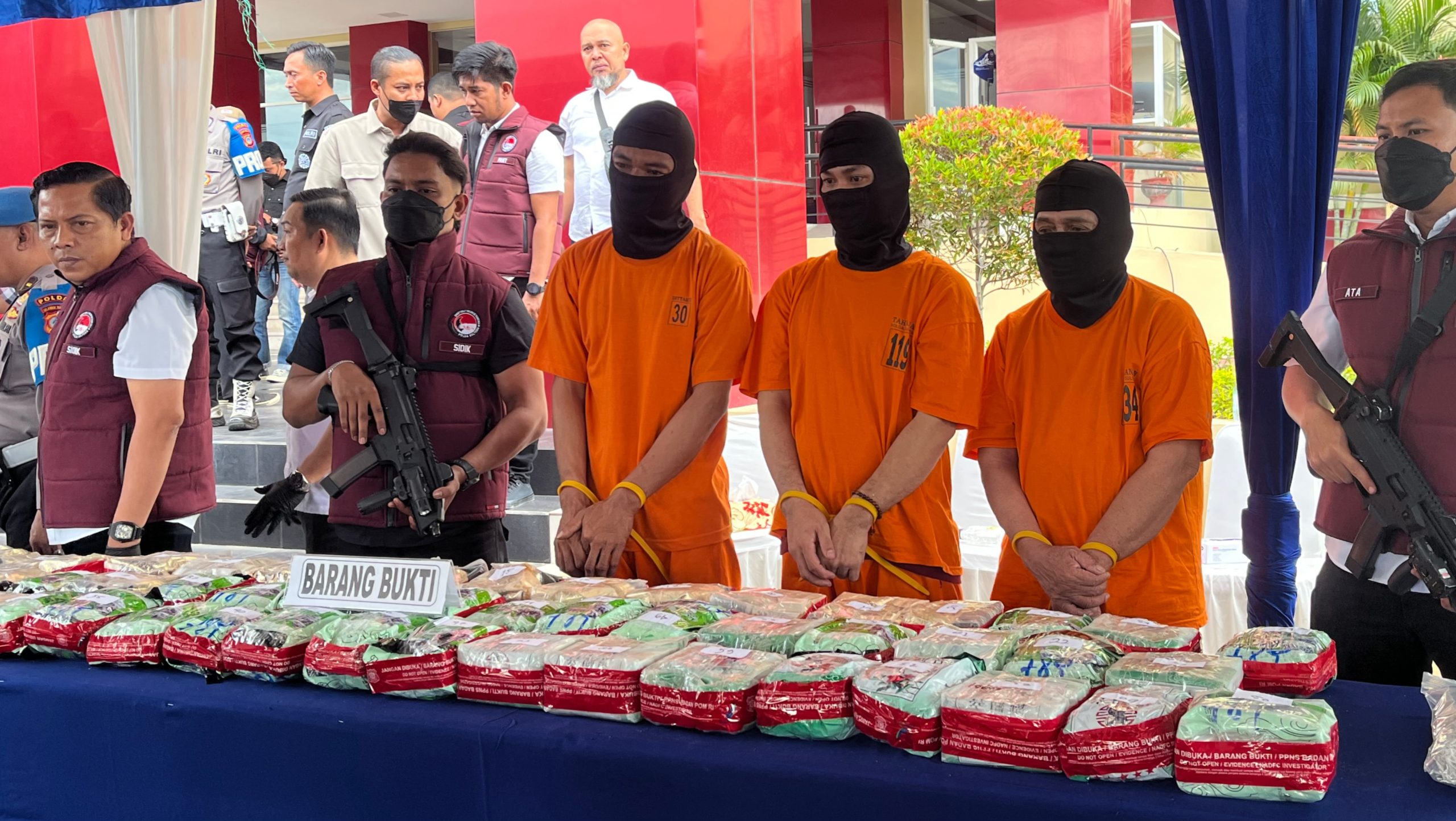 Polda Sulteng Sita 160 kg Sabu dan Tangkap 865 Tersangka pada Tahun 2025