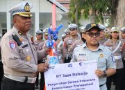 Dukung PAM Nataru 2025–2026, Jasa Raharja Sulteng Salurkan Alat Keselamatan Transportasi
