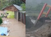 Diguyur Hujan Deras, 4 Desa di Donggala Terendam Banjir dan 2 Jembatan Putus