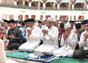 Subuh Berkah di Masjid Raya Baitul Khairaat, Anwar Hafid: Pembangunan Sulteng Berbasis Spiritual dan Kebersamaan