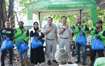 Dirut JR Awaluddin Sambangi Basecamp Ojol Rawa Buaya, Perkuat Budaya Keselamatan