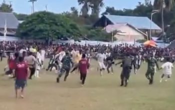 Final Sepak Bola di Desa Sejoli Parimo Ricuh, Raja Tarkam Seydou Diakite Dikeroyok