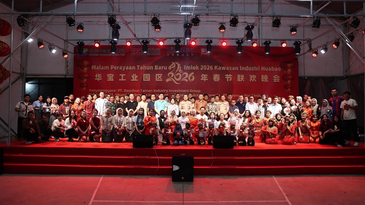 Huabao Indonesia Gelar Festival Imlek 2026 di Kawasan Industri Morowali