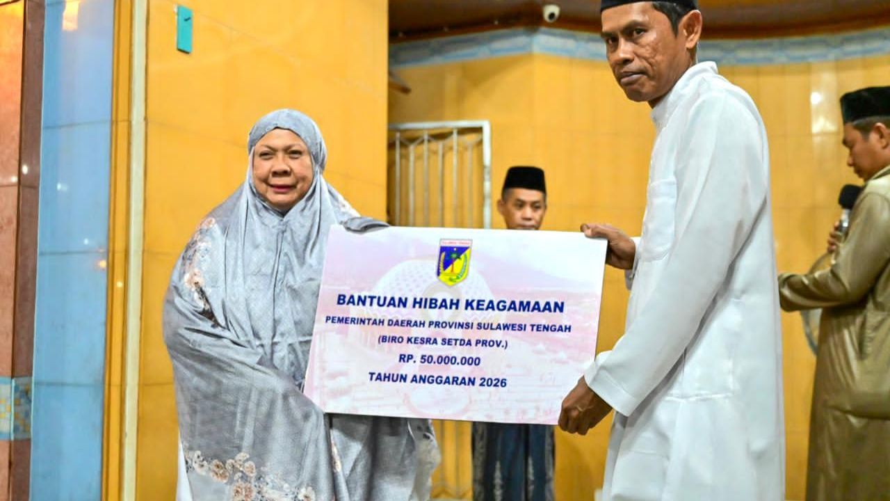 Safari Ramadhan 2026, Wagub Sulteng Kunjungi Masjid An-Namira Kota Palu