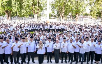 Kepala BKD Sulteng Sitti Asma Ul Husnasyah Ikut Apel Perdana di Bulan Ramadhan, Siap Perkuat Pelayanan Publik