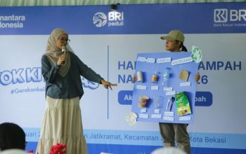 BRI Peduli “Yok Kita Gas” Edukasi Pengelolaan Sampah di Bekasi, Kumpulkan 95,7 kg dalam Sehari