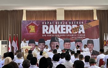 Rakerda 2026, Gerindra Sulteng Mulai Panaskan Mesin Partai Hadapi Pemilu 2029