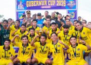 Gubernur Cup Berani 2026 Parimo Berakhir, Anwar Hafid Sebut Sulteng Punya Modal Besar di Sepak Bola