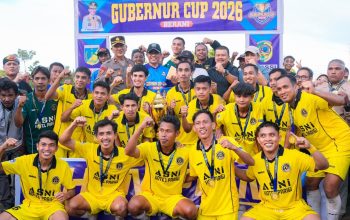 Gubernur Cup Berani 2026 Parimo Berakhir, Anwar Hafid Sebut Sulteng Punya Modal Besar di Sepak Bola
