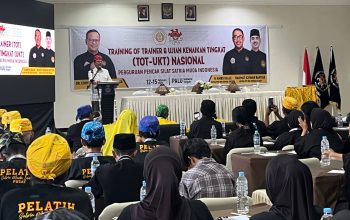 Abdul Karim Aljufri Buka ToT dan UKT Nasional PPS Satria Muda Indonesia di Kota Palu