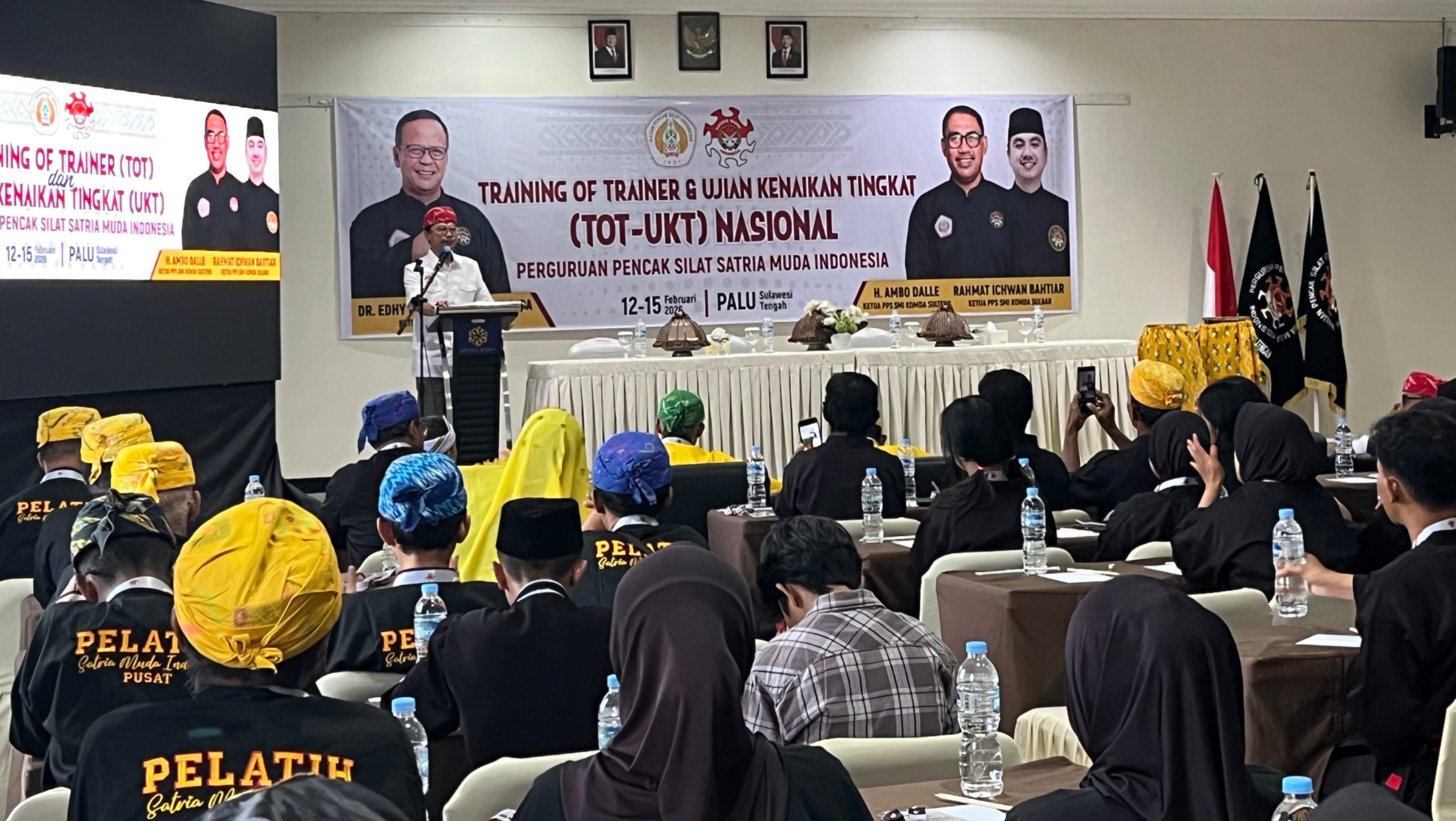 Abdul Karim Aljufri Buka ToT dan UKT Nasional PPS Satria Muda Indonesia di Kota Palu