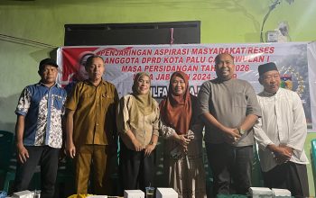 Reses Ulfa di Pantoloan Boya, Warga Keluhkan Jaringan Internet dan Minta Pembangunan Bronjong
