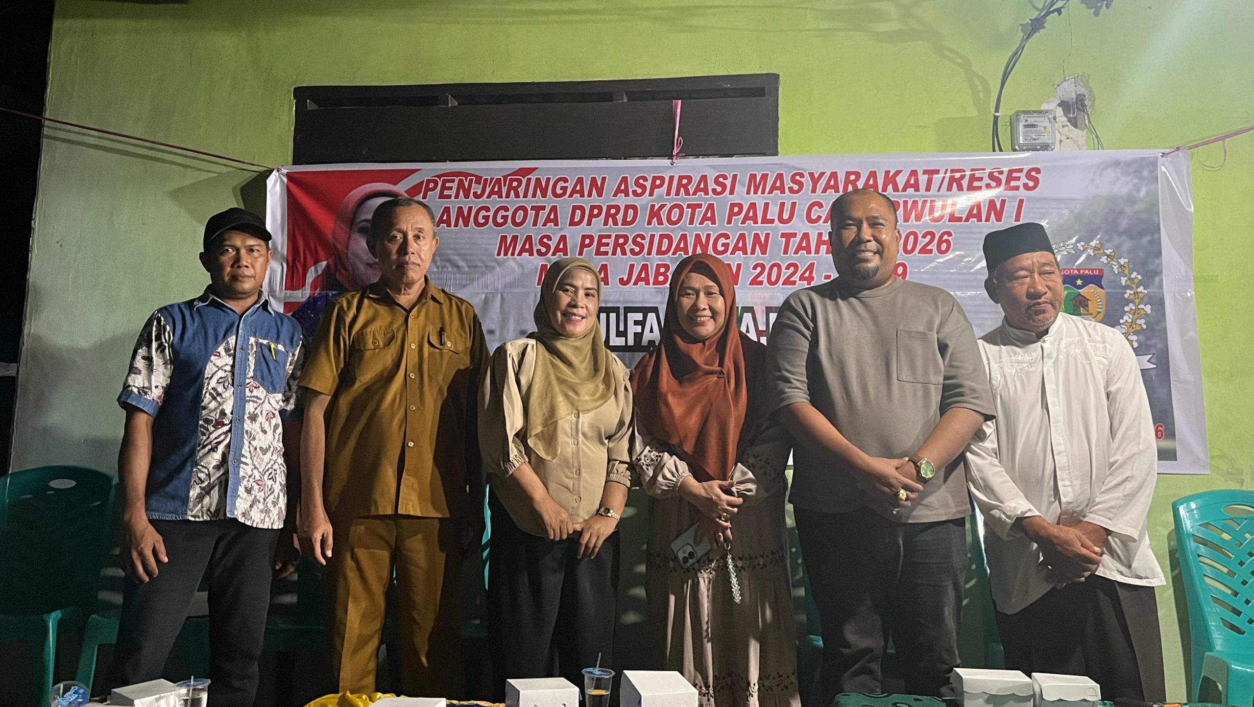 Reses Ulfa di Pantoloan Boya, Warga Keluhkan Jaringan Internet dan Minta Pembangunan Bronjong