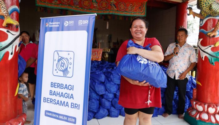 BRI Peduli Salurkan 1.000 Paket Sembako saat Imlek 2026, Perkuat Ketahanan Pangan Warga Tangerang