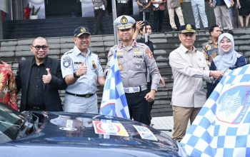 Jasa Raharja Ikut Lepas Tim Ekspedisi Elshinta Pantau Jalur Mudik Lebaran 2026