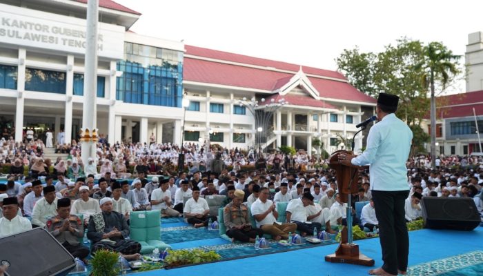 Puluhan Ribu Warga Hadiri Bukber Sulteng Nambaso di Kota Palu