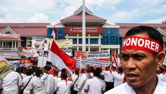 Ribuan Honorer Sulteng Bakal Gelar Demo Besar-besaran Tagih Janji Gubernur Anwar Hafid
