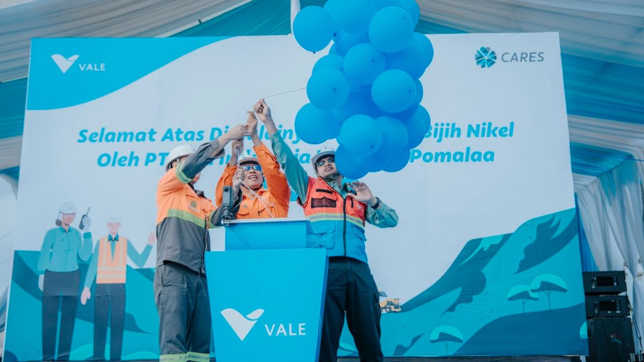 PT Vale IGP Pomalaa Catat Penjualan Perdana Bijih Nikel, Perkuat Rantai Pasok Global