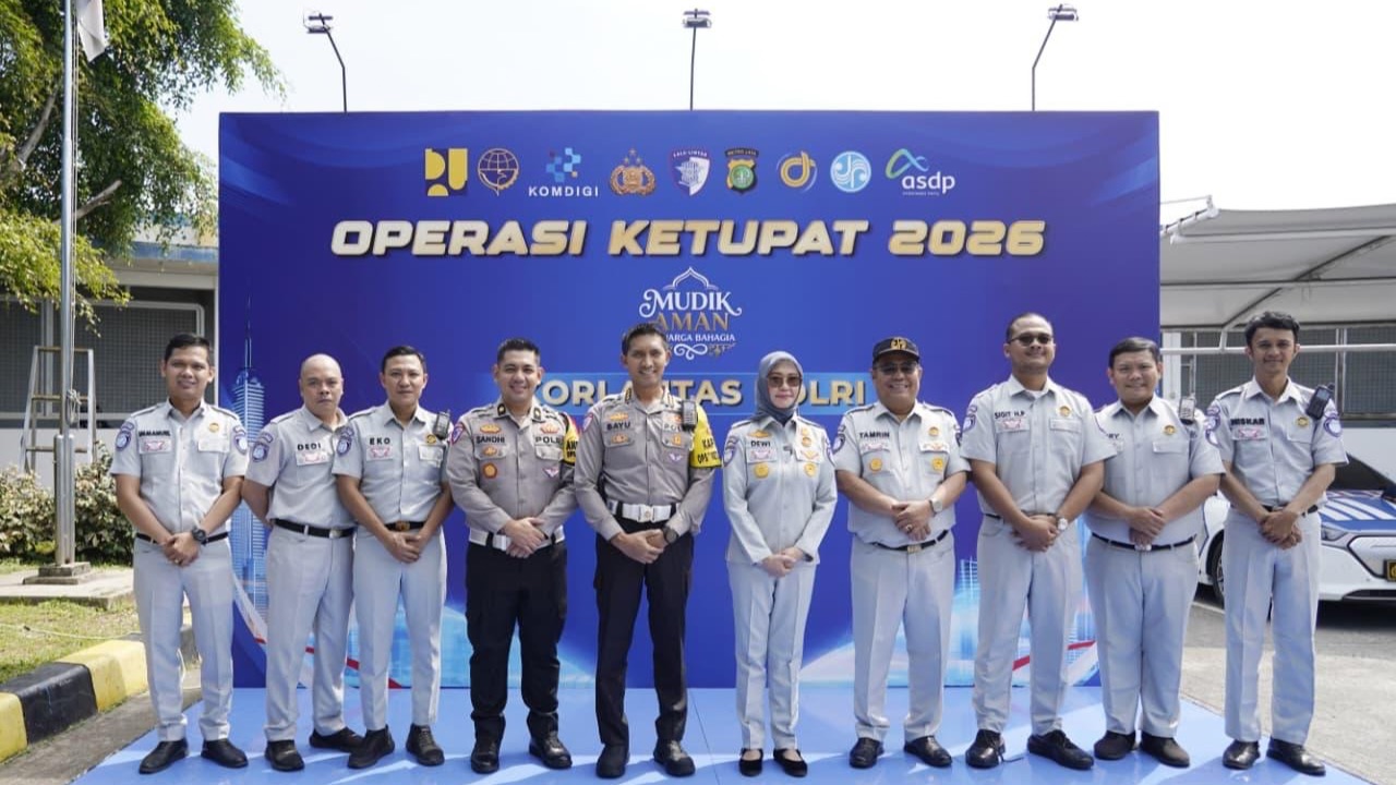 Jasa Raharja–Korlantas Tinjau Command Center KM 29, Pastikan Kesiapan Arus Balik Lebaran