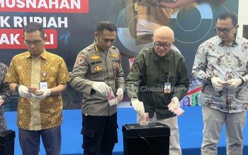 BI Sulteng Musnahkan Ribuan Lembar Uang Palsu Temuan Sejak 2014 hingga 2025