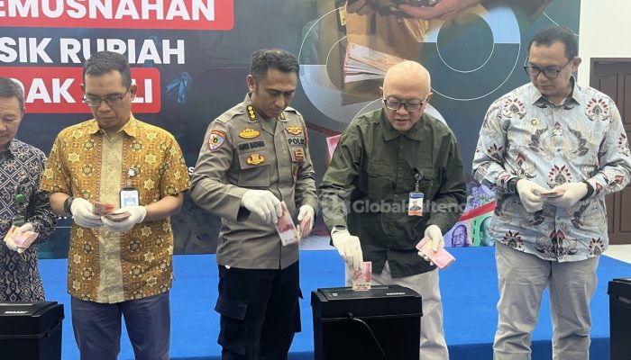 BI Sulteng Musnahkan Ribuan Lembar Uang Palsu Temuan Sejak 2014 hingga 2025