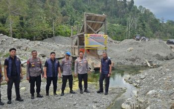 Polda Sulteng Gerebek Tiga Lokasi Tambang Emas Ilegal di Parimo