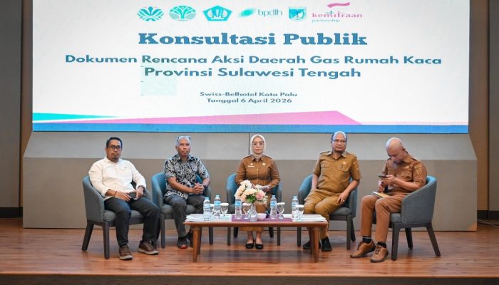 Pemprov Sulteng Mulai Rancang Dokumen RAD GRK Turunkan Emisi Gas Rumah Kaca