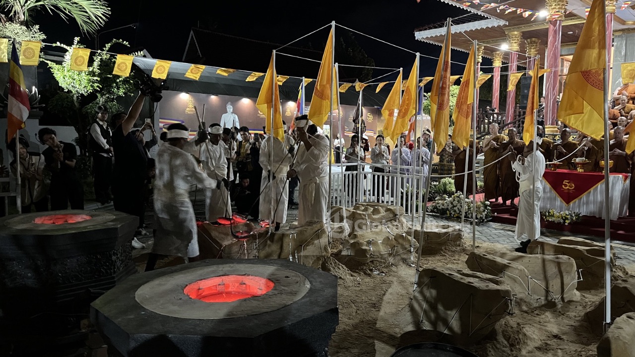 Palu Jadi Lokasi Pengecoran Bagian Keempat Rupang Buddha Nusantara
