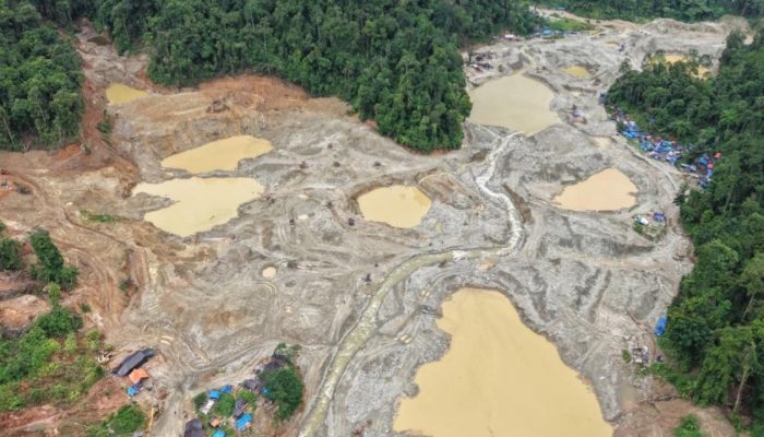Alat Berat Sudah Tinggalkan Lokasi Tambang Emas Ilegal Lobu Parimo Sepekan Sebelum Kedatangan Polisi