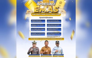 Bayar Pajak Tepat Waktu, Warga Sulawesi Tengah Berpeluang Dapat Emas