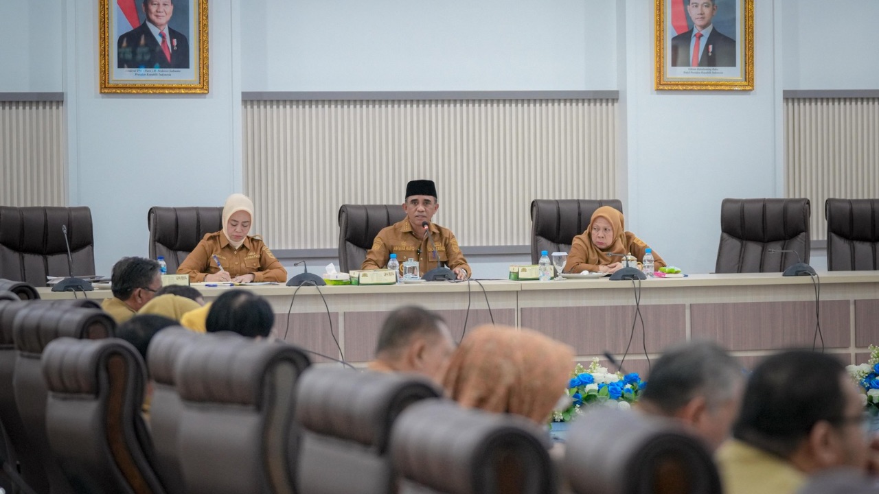 Anwar Hafid Kumpul Kepala OPD Bahas Persoalan Honorer, Sebut Kondisi Keuangan Masih Cukup