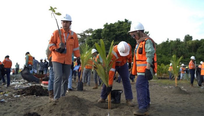 Peringati Hari Bumi, PT Vale Tanam Mangrove hingga Bersih Pantai di Morowali