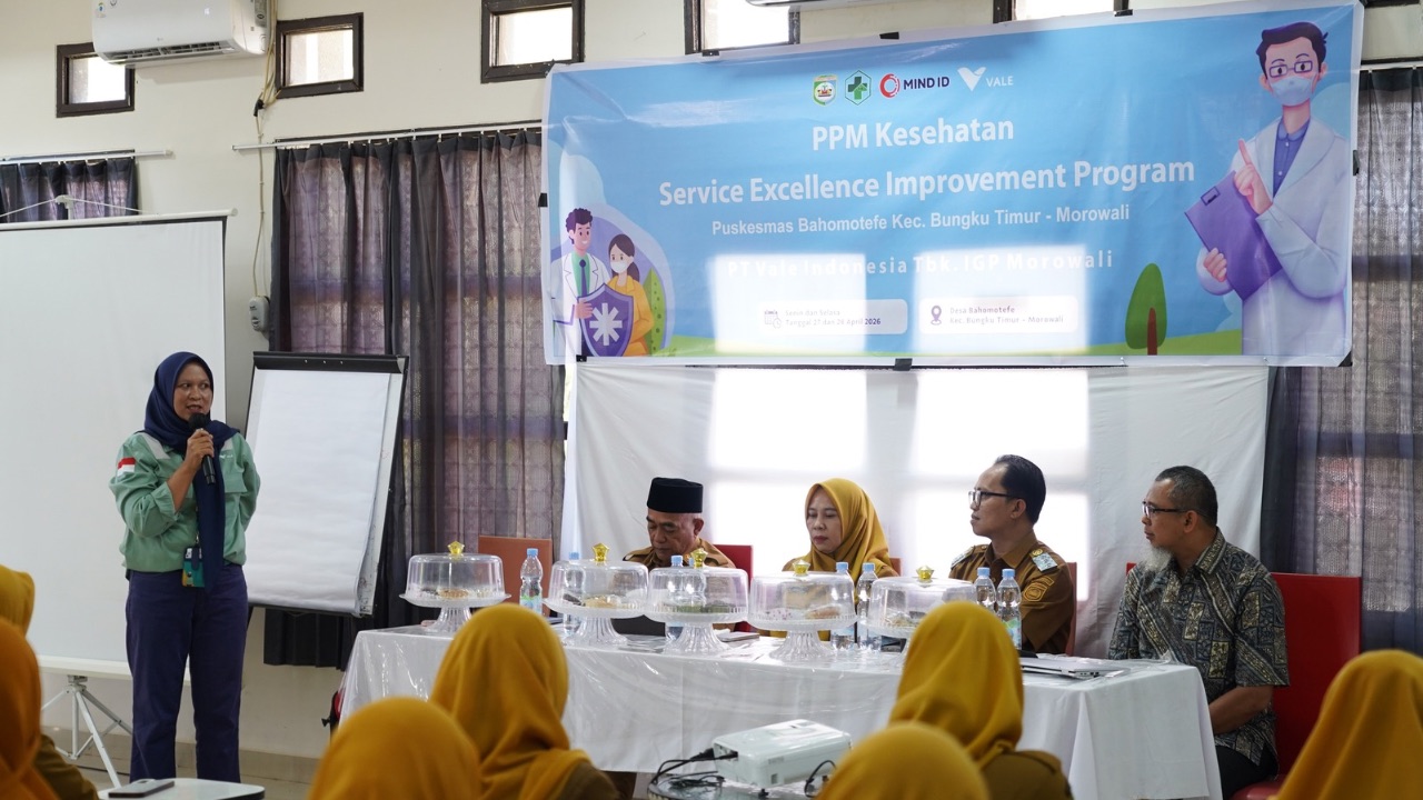PT Vale Dorong Transformasi Pelayanan Prima Tenaga Kesehatan di Morowali
