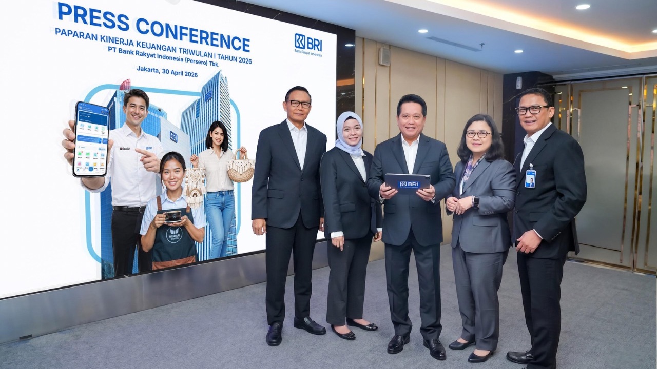 Tangguh Hadapi Krisis Global, BRI Bukukan Pertumbuhan Laba Rp15,5 Triliun pada Triwulan I 2026