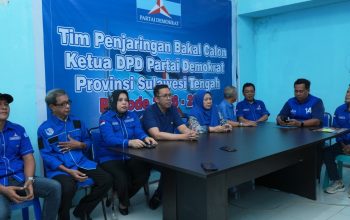 Demokrat Sulteng Buka Pendaftaran Calon Ketua Enam Hari Jelang Musda