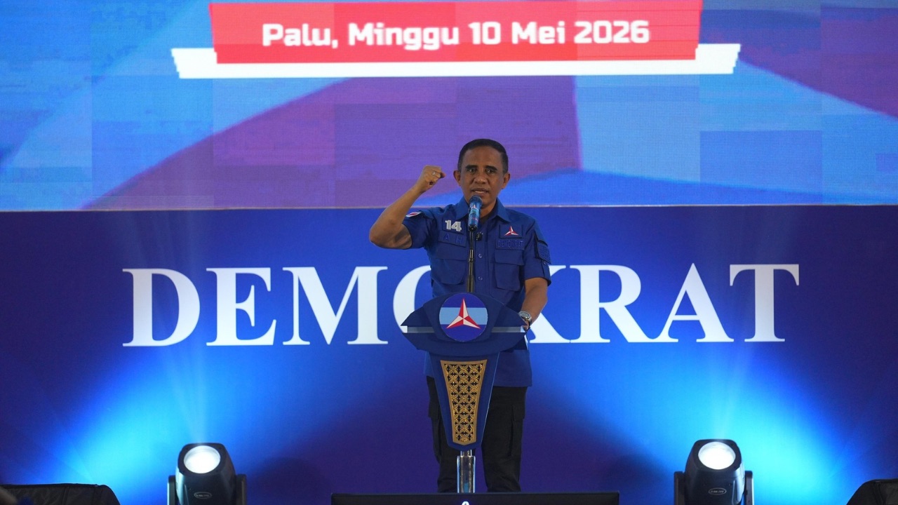 Terpilih Aklamasi, Anwar Hafid Kembali Memimpin Demokrat Sulteng