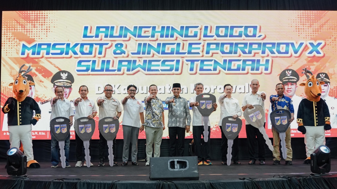 Gubernur Anwar Hafid Resmi Luncurkan Logo, Maskot dan Jingle Porprov X Sulteng 2026