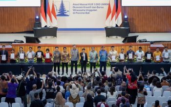 Akad Massal KUR 1.000 UMKM, BRI bersama Pemerintah Dorong Penguatan Ekonomi Kreatif di Bali