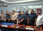 Razia Petugas Gabungan di Lapas Parigi Temukan HP-Sajam Rakitan dan 12 Warga Binaan Positif Narkoba