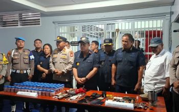 Razia Petugas Gabungan di Lapas Parigi Temukan HP-Sajam Rakitan dan 12 Warga Binaan Positif Narkoba