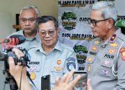 Jasa Raharja Dukung Program Polantas Menyapa, Ojol Diajak Tertib Berlalu Lintas
