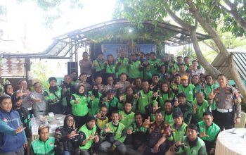Jasa Raharja Sulteng Edukasi Keselamatan Ojek Online Lewat Program Polantas Menyapa