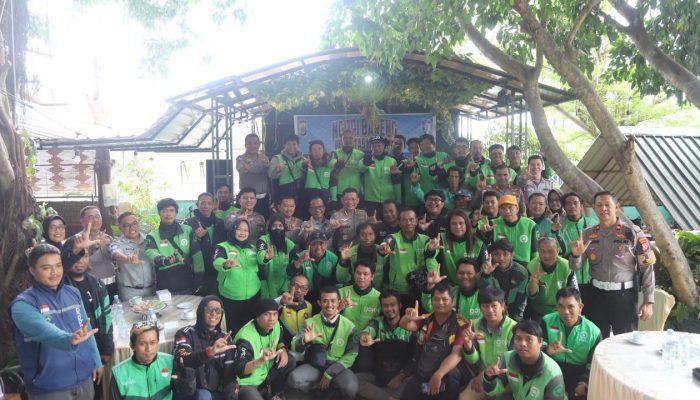 Jasa Raharja Sulteng Edukasi Keselamatan Ojek Online Lewat Program Polantas Menyapa