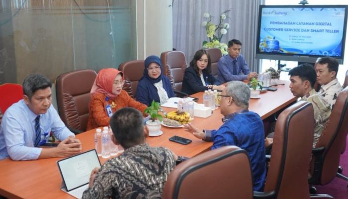 Bank Sulteng dan Bank Sulselbar Bahas Pengembangan Layanan Digital Perbankan